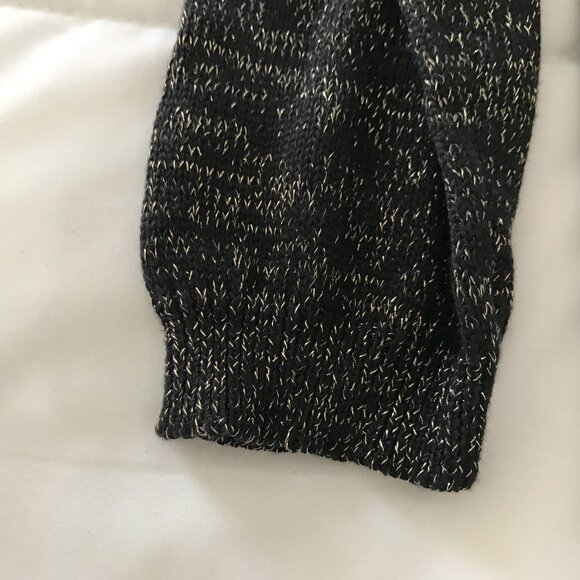 Kenneth Cole Sweater Black Gold Metallic M - Picture 8 of 11